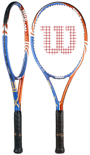 New Wilson BLX Tour 95 Red White Blue tennis racket