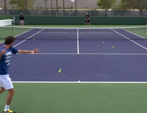 Gilles Simon Forehand and Backhand – Indian Wells 2013 – BNP Paribas Open