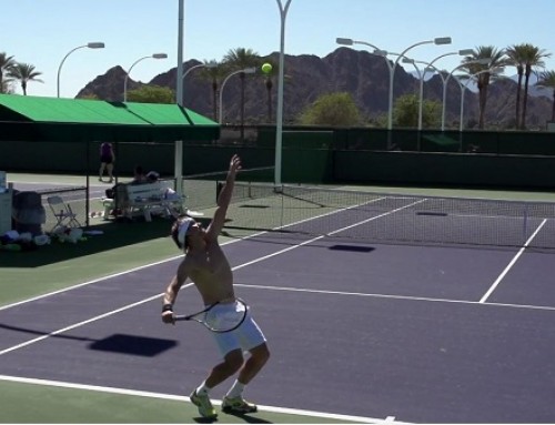 David Ferrer Serve In Super Slow Motion 2 – Indian Wells 2013 – BNP Paribas Open