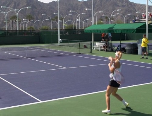 Caroline Wozniacki Forehand and Backhand 3 – Indian Wells 2013 – BNP Paribas Open