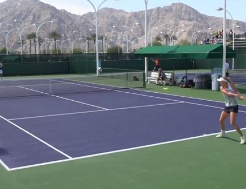 Caroline Wozniacki Forehand and Backhand 4 – Indian Wells 2013 – BNP Paribas Open