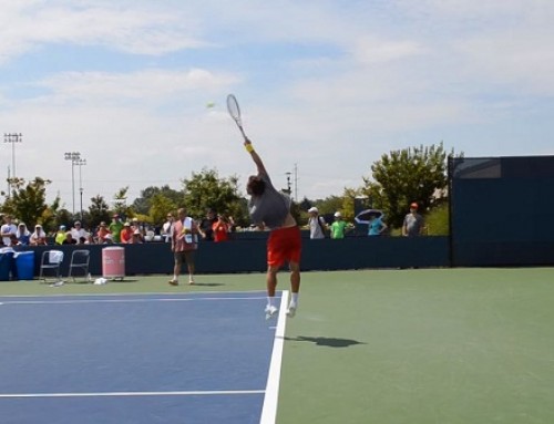 Ernests Gulbis Forehand, Backhand and Serve – 2013 Cincinnati Open