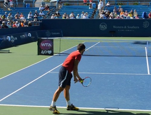 Richard Gasquet and Janko Tipseravic Serve 2 – 2013 Cincinnati Open