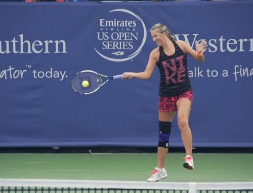 Victoria Azarenka in Super Slow Motion | Forehand and Backhand #1 | Western & Southern Open 2014