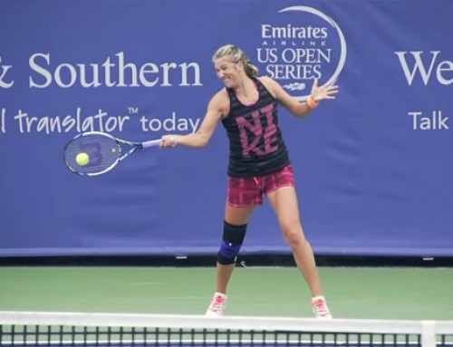 Victoria Azarenka in Super Slow Motion | Forehand #2 | Western & Southern Open 2014