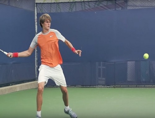 Alexander Zverev in Super Slow Motion | Forehand and Backhand #1 | Western & Southern Open 2014