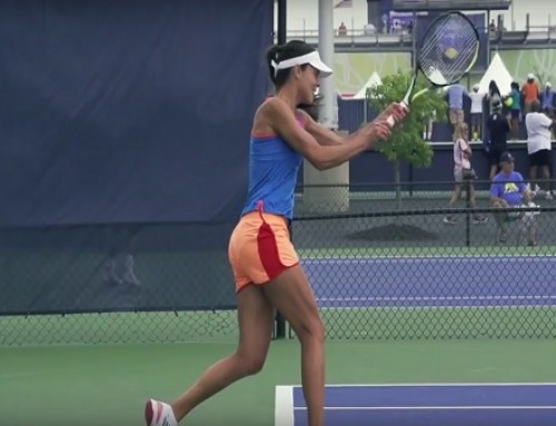 Ana Ivanovic in Super Slow Motion | Backhand #2 | Western & Southern Open 2014