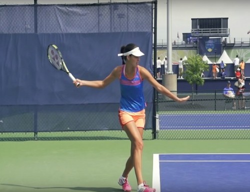 Ana Ivanovic in Super Slow Motion | Forehand #1 | Western & Southern Open 2014