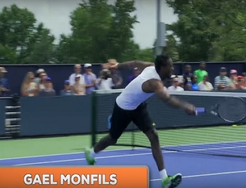 Gael Monfils | Forehand, Backhand, and Overhead #1 | Western & Southern Open 2014