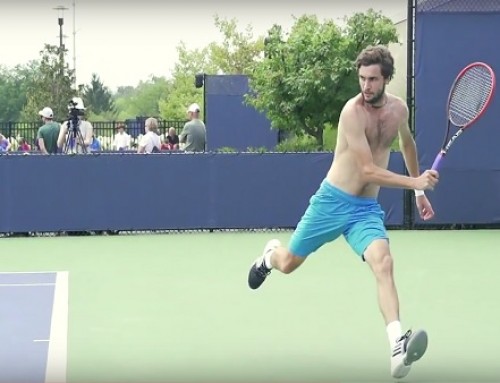 Gilles Simon in Super Slow Motion | Forehand and Backhand #1 | Western & Southern Open 2014