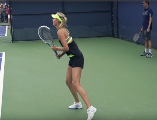 Maria Sharapova in Super Slow Motion | Forehand and Backhand #2 | Western & Southern Open 2014