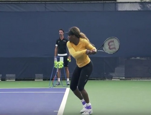 Serena Williams in Super Slow Motion | Backhand #1 | Western & Southern Open 2014