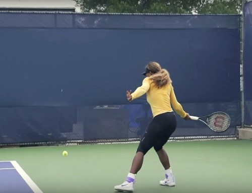 Serena Williams in Super Slow Motion | Forehand and Backhand #1 | Western & Southern Open 2014