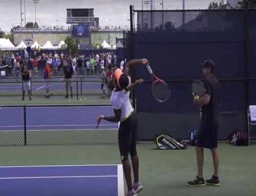 Sloane Stephens Serve In Super Slow Motion – 2013 Cincinnati Open