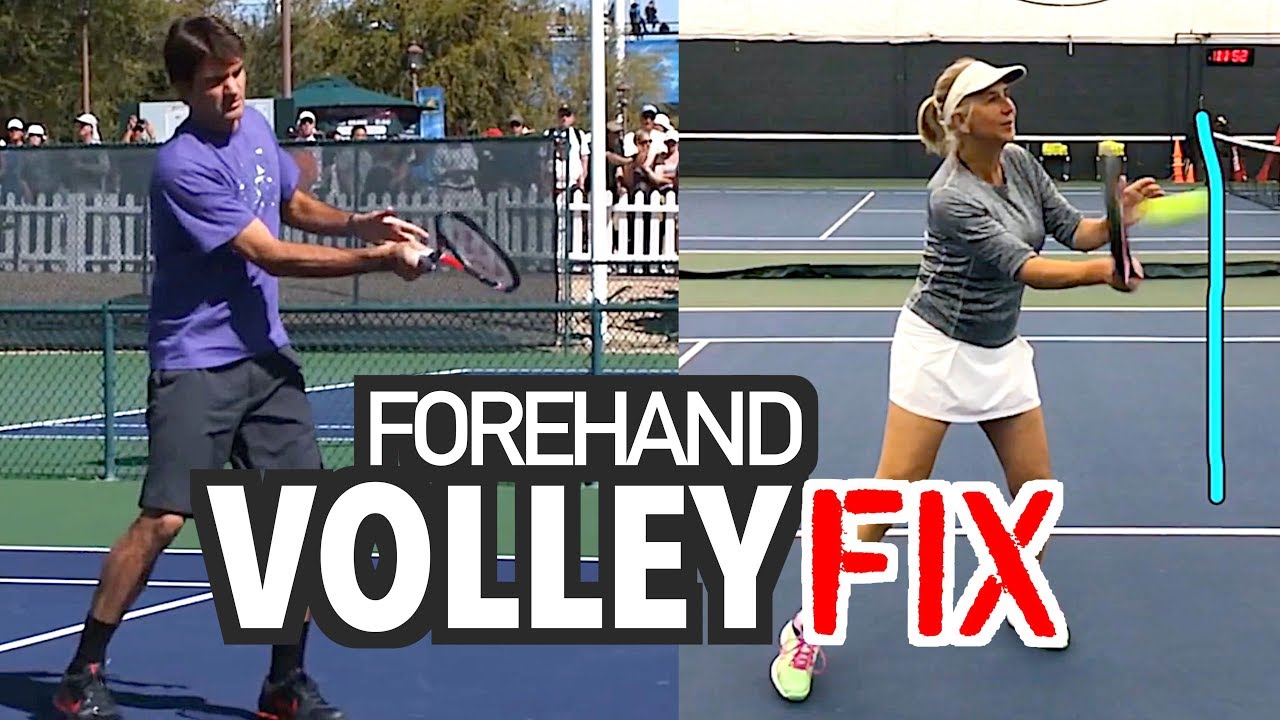 Forehand Volley FIX (tennis lesson)